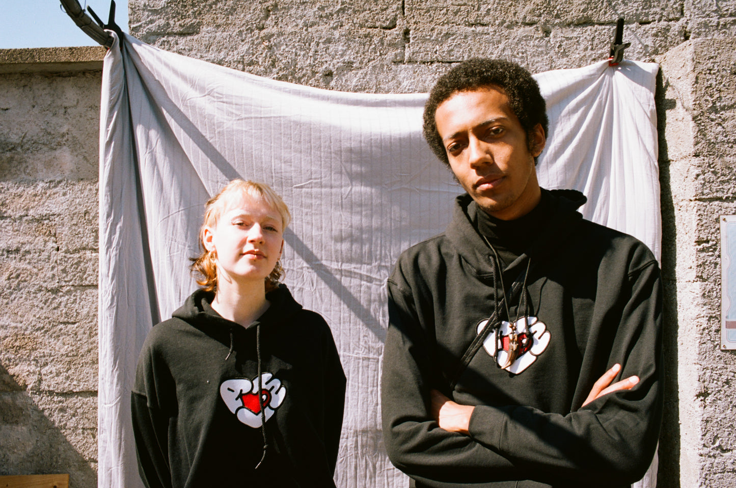 Ahmed, With Hoodie. - Black