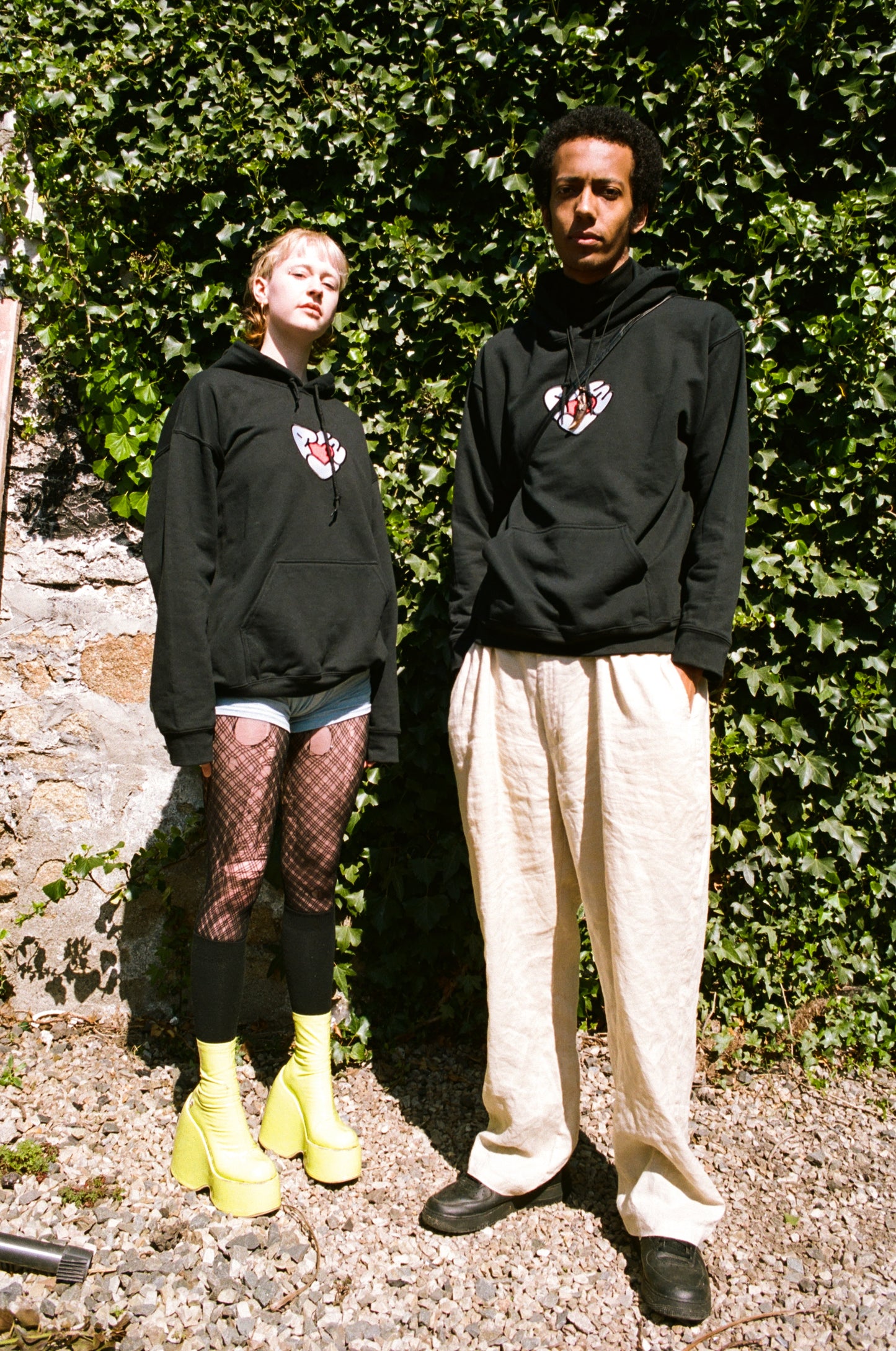 Ahmed, With Hoodie. - Black
