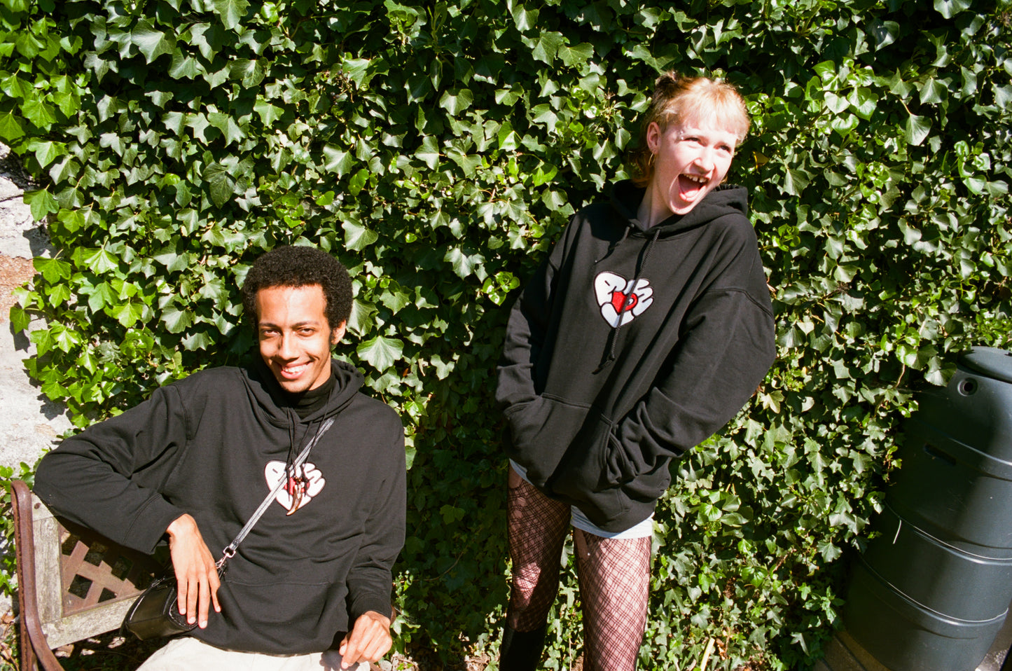 Ahmed, With Hoodie. - Black