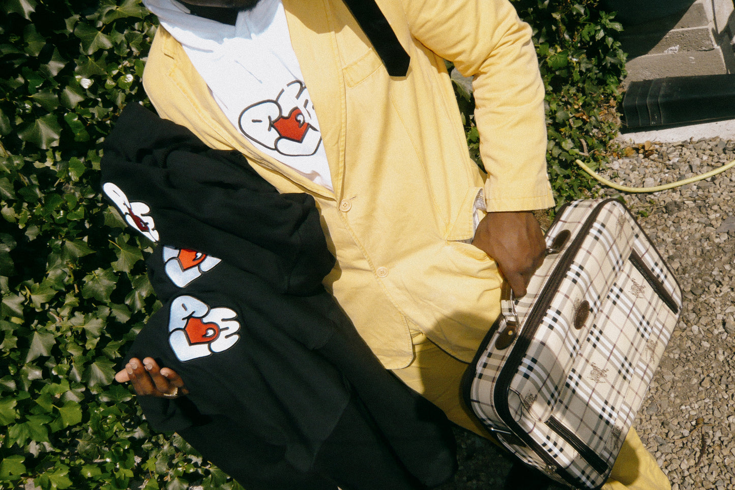 Ahmed, With Hoodie. - White